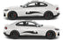 Rocker Panel Livery Self Healing Vinyl Side Graphics #005 fits All 2 Door Cars