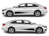 Rocker Panel Livery Self Healing Vinyl Side Graphics #007 fits All 4 Door Cars