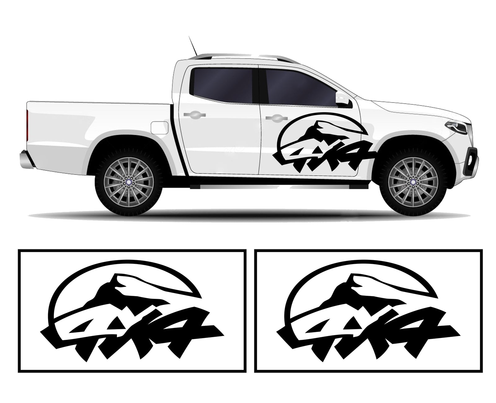 Rocker Panel Livery Self Healing Vinyl Side Graphics #014 fits  Fits All 4 Door Cars