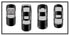 Dual Racing Stripes [3x] 5" , 2", 24" x 68" Self Healing Vinyl Fits All Vehicles