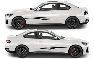 Rocker Panel Livery Self Healing Vinyl Side Graphics #006 fits All 2 Door Cars