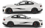 Rocker Panel Livery Self Healing Vinyl Side Graphics #006 fits All 2 Door Cars