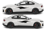 Rocker Panel Livery Self Healing Vinyl Side Graphics #007 fits All 2 Door Cars