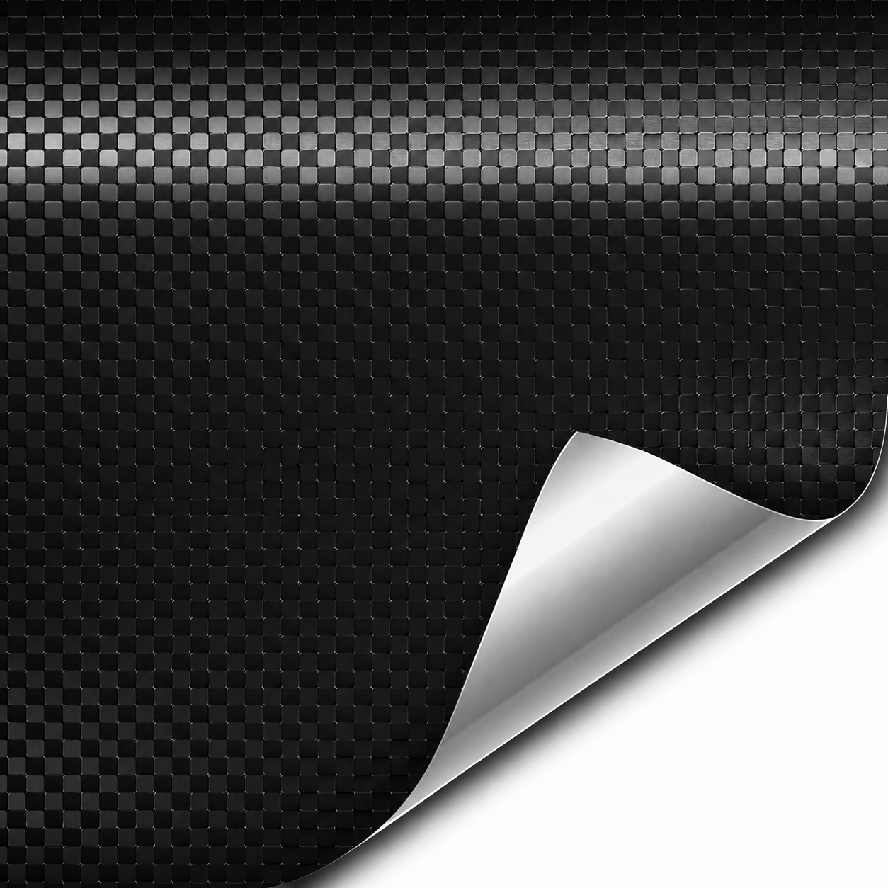 Black Carbon Square — vehicle wrap vinyl swatch