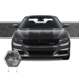 24" Racing Stripe w/pins Self Healing Vinyl fits Dodge Charger 2011 to 2022