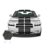 Dual 12" Racing Stripes Self Healing Vinyl fits Dodge Charger 2006 to 2010