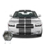 Dual 12" Racing Stripes Self Healing Vinyl fits Dodge Charger 2006 to 2010