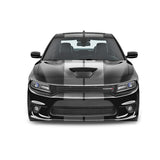 Dual 12" Racing Stripes Self Healing Vinyl fits Dodge Charger SRT 2012 to 2023