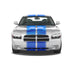 Dual 12" Racing Stripes with Pins Self Healing Vinyl fits Dodge Charger 2006-2010