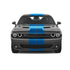 Dual 11" with pinstripes & .5" gap Racing Stripes Air Release Vinyl fits Dodge Challenger 2008 2022 Fusion Decals