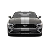 Dual 11" Racing Stripes Self Healing Vinyl fits Ford Mustang 2015 to 2023