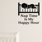 Future Boss In Training - Funny Baby Room Wall Decal Vinyl Sticker Removable shown as a removable vinyl wall decal in a category-appropriate room