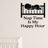 Future Boss In Training - Funny Baby Room Wall Decal Vinyl Sticker Removable shown as a removable vinyl wall decal in a category-appropriate room
