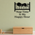 Future Boss In Training - Funny Baby Room Wall Decal Vinyl Sticker Removable shown as a removable vinyl wall decal in a second room setting