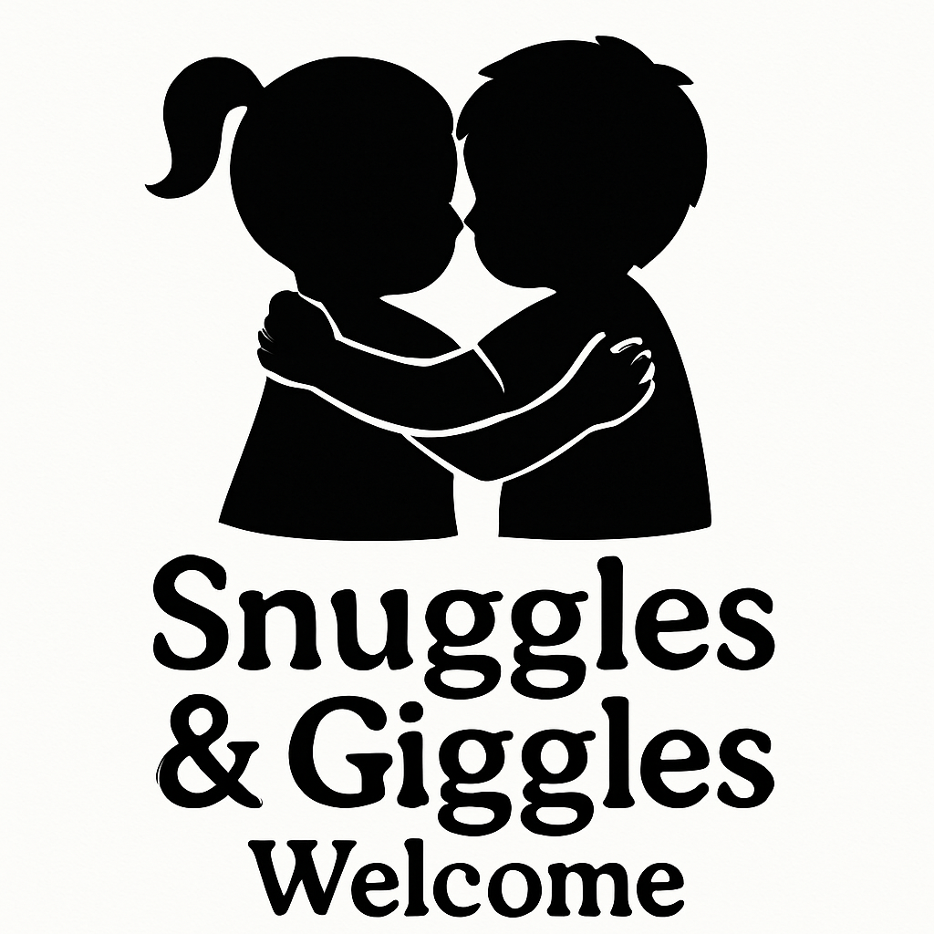 Snuggles & Giggles Welcome - Removable Vinyl Wall Decal Sticker