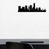 Cityscape Guadalajara Mexico Vinyl Decal Removable Matte Finish Skyline Decore for Indoor Walls shown as a removable vinyl wall decal in a category-appropriate room