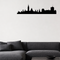 Cityscape Ottawa Canada Vinyl Decal Removable Matte Finish Skyline Decore for Indoor Walls shown as a removable vinyl wall decal in a category-appropriate room