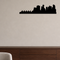 Cityscape Vancouver Canada Vinyl Decal Removable Matte Finish Skyline Decore for Indoor Walls shown as a removable vinyl wall decal in a category-appropriate room