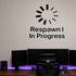 Respawn In Progress - Funny Gamer Wall Decal Vinyl Sticker Removable shown as a removable vinyl wall decal in a second room setting