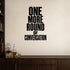 Alternate room view of the One More Round of Conversation removable vinyl wall decal.