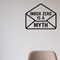 Inbox Zero Is A Myth - Email Envelope Wall Decal Vinyl Sticker Removable shown as a removable vinyl wall decal in a category-appropriate room