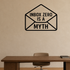 Inbox Zero Is A Myth - Email Envelope Wall Decal Vinyl Sticker Removable shown as a removable vinyl wall decal in a second room setting