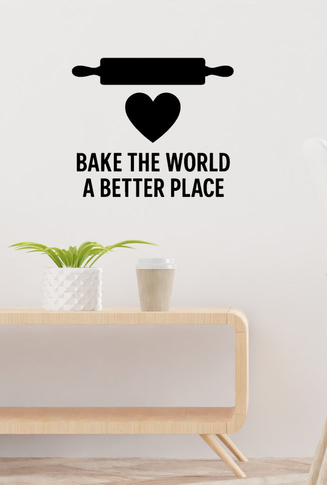 FD-KITCHEN-025 removable wall decal shown in a distinct second room setting