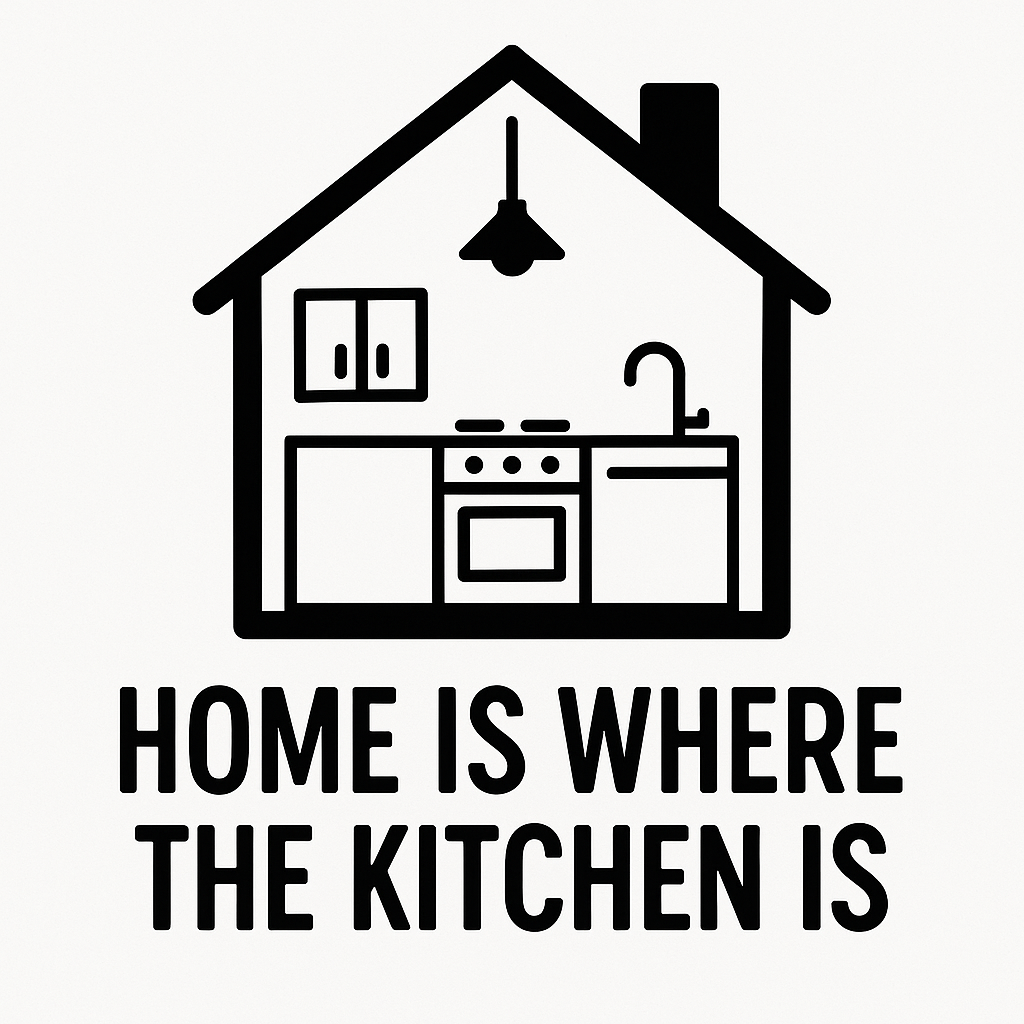 Home is Where the Kitchen Is - Removable Vinyl Wall Decal Sticker