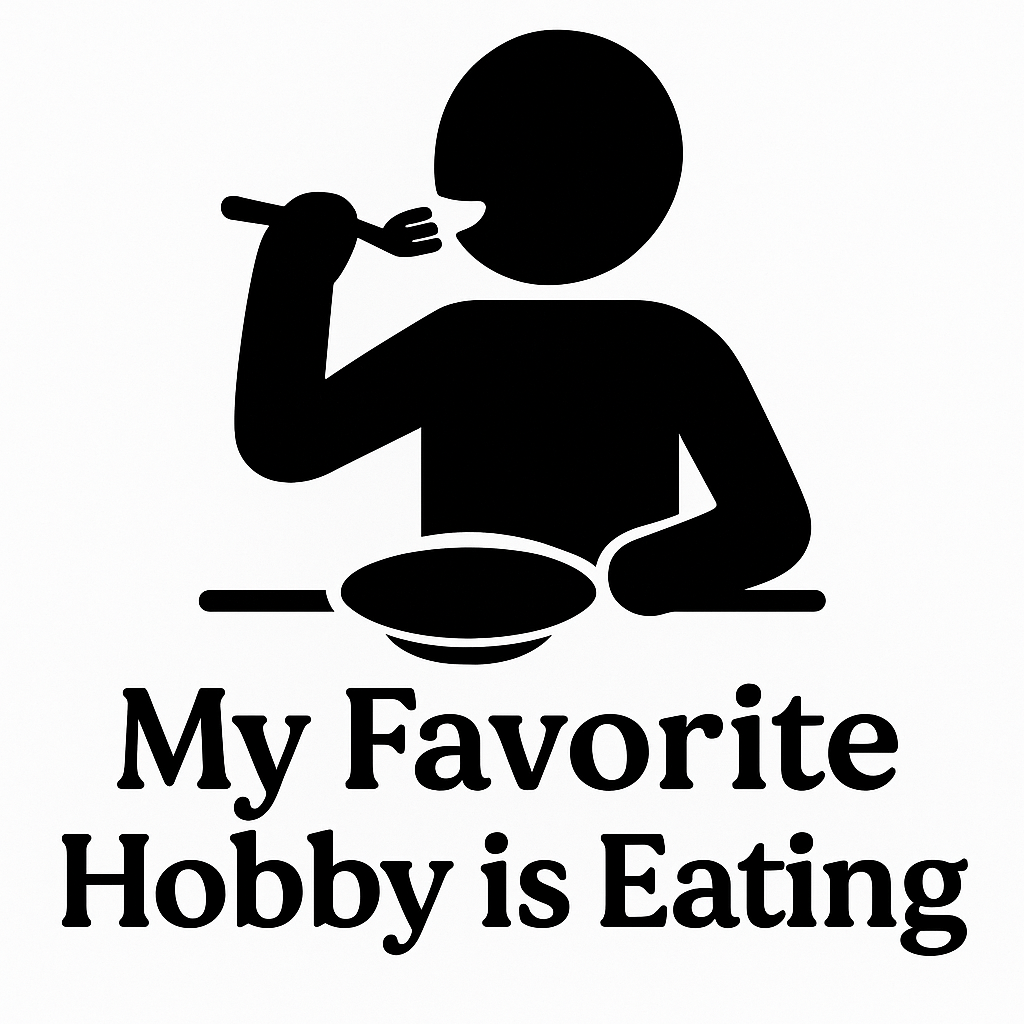 My Favorite Hobby is Eating - Removable Vinyl Wall Decal Sticker