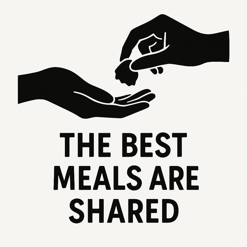 The Best Meals Are Shared - Removable Vinyl Wall Decal Sticker