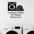 Laundry Today Or Naked Tomorrow - Funny Laundry Room Wall Decal Vinyl Sticker Removable shown as a removable vinyl wall decal in a category-appropriate room