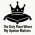 The Only Place Where My Opinion Matters - Removable Vinyl Wall Decal Sticker artwork