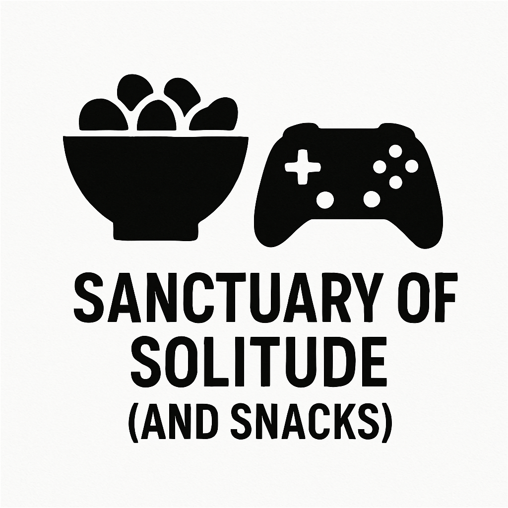 Sanctuary of Solitude (and Snacks) - Removable Vinyl Wall Decal Sticker artwork