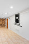 FD-MANCAVE-016 wall decal shown applied with correct perspective on a man cave wall