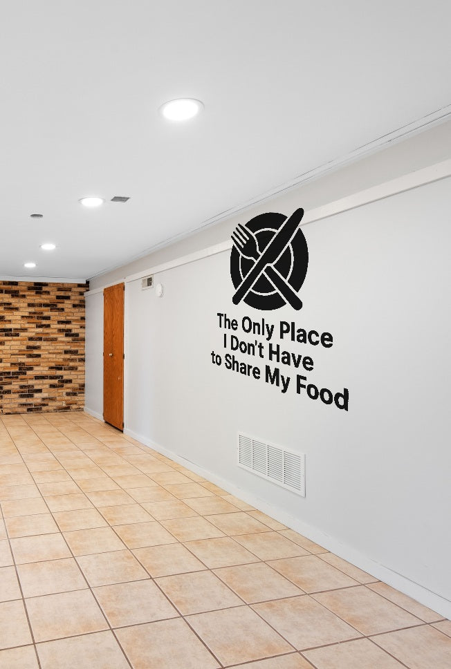 FD-MANCAVE-018 wall decal shown applied with correct perspective on a man cave wall