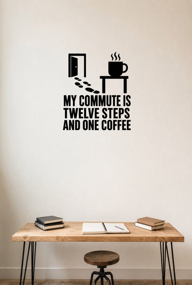 FD-NEW-FUNNY-002 removable wall decal shown in a distinct second room setting