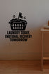 FD-NEW-FUNNY-004 removable wall decal shown in a distinct second room setting