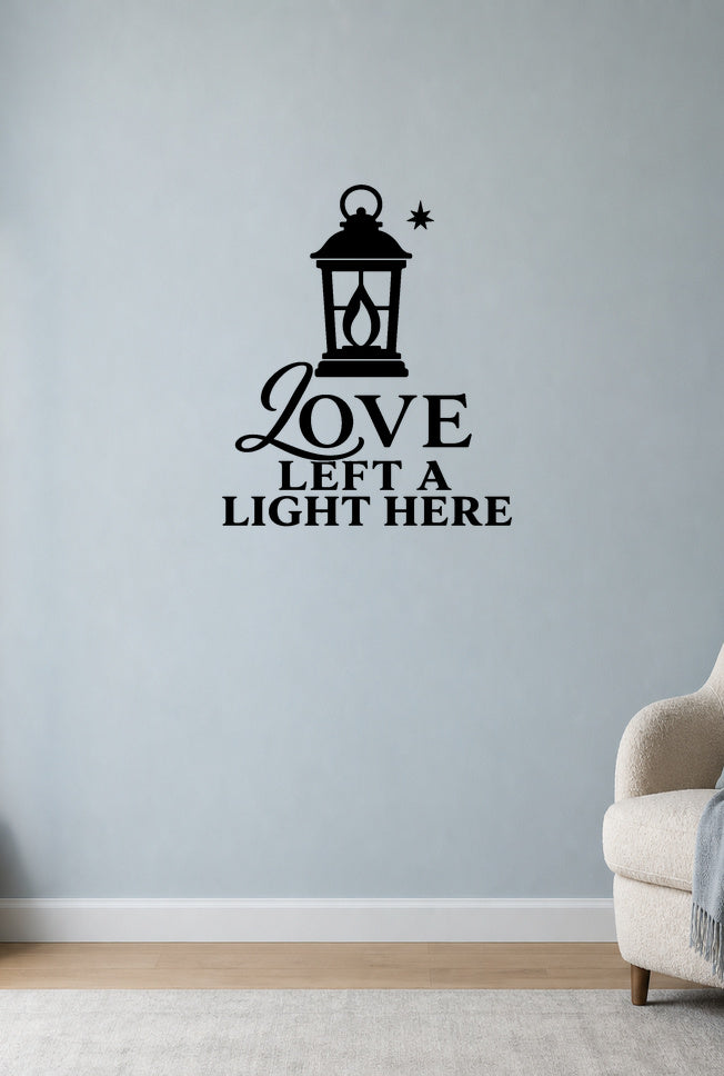 FD-NEW-MEMORIAL-001 removable wall decal shown in a distinct second room setting