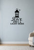 FD-NEW-MEMORIAL-001 removable wall decal shown in a distinct second room setting