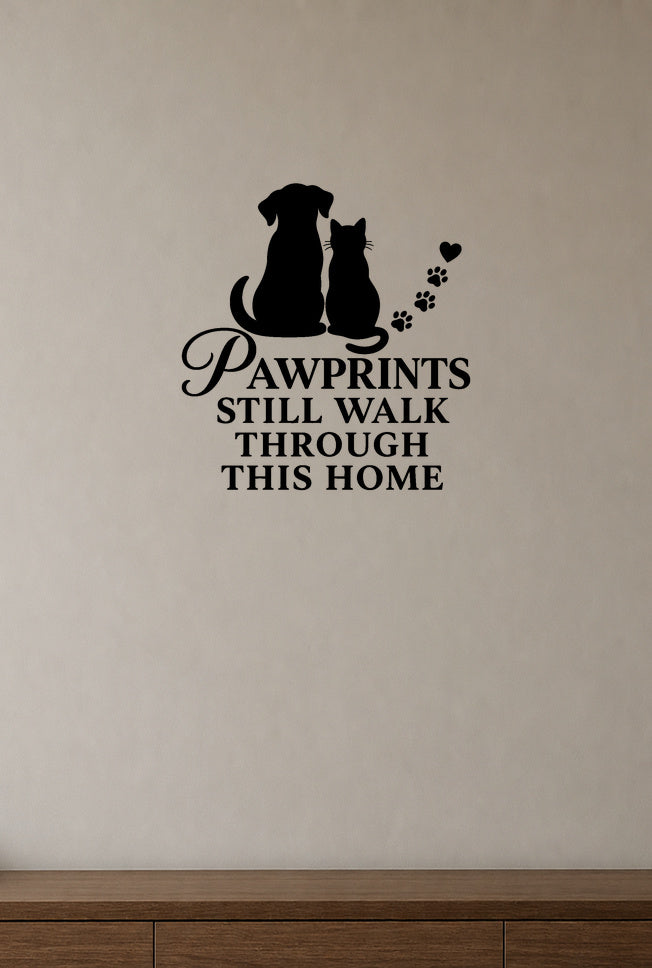 FD-NEW-MEMORIAL-002 removable wall decal shown in a distinct second room setting
