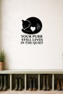 FD-NEW-MEMORIAL-003 removable wall decal shown in a distinct second room setting