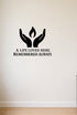 FD-NEW-MEMORIAL-004 removable wall decal shown in a distinct second room setting