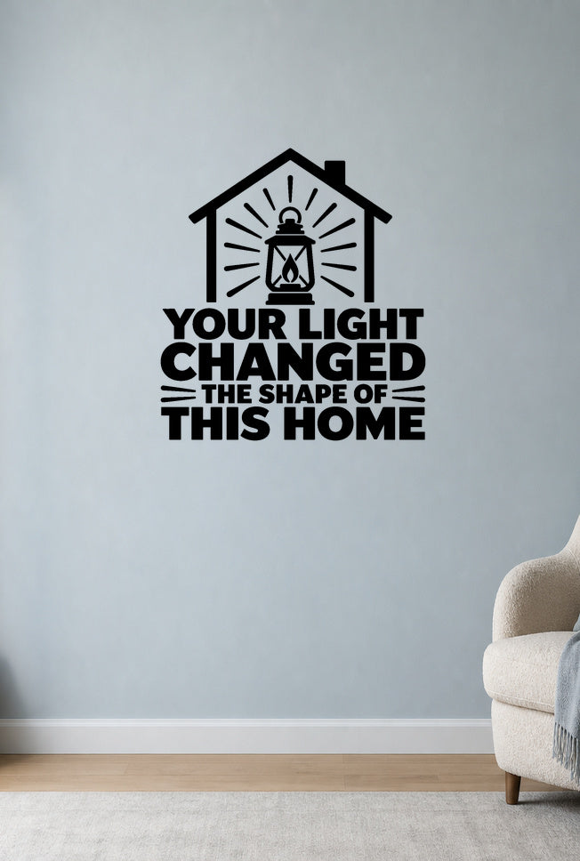 FD-NEW-MEMORIAL-006 removable wall decal shown in a distinct second room setting