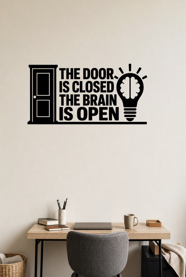 FD-NEW-OFFICE-003 removable wall decal shown in a distinct second room setting