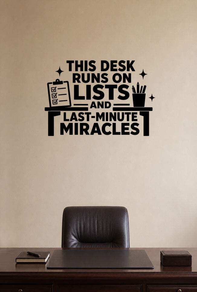 FD-NEW-OFFICE-008 removable wall decal shown in a distinct second room setting