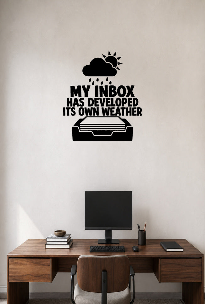FD-NEW-OFFICE-014 removable wall decal shown in a distinct second room setting