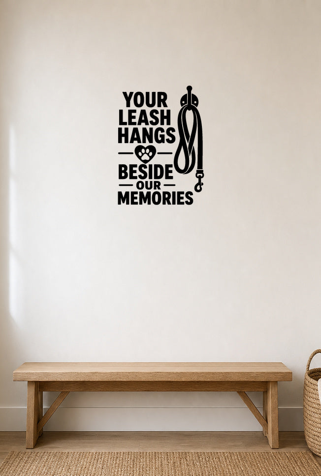 FD-NEW-PETMEM-002 removable wall decal shown in a distinct second room setting