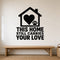 This Home Still Carries Your Love removable vinyl wall decal shown on a smooth interior wall