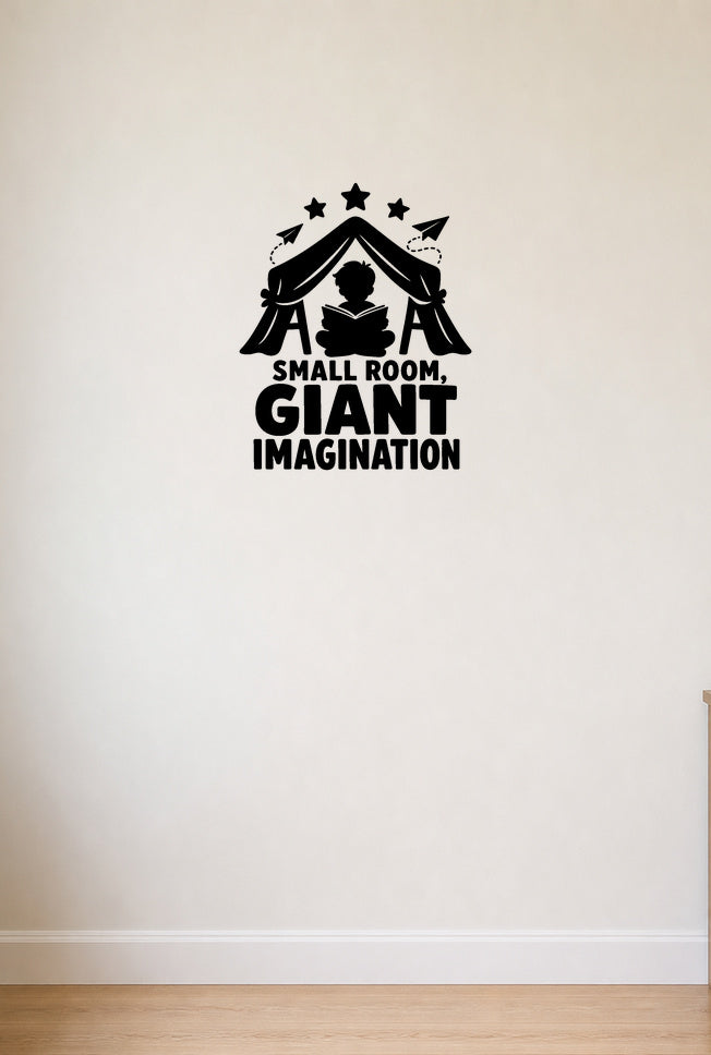 FD-NEW-ROOM-005 removable wall decal shown in a distinct second room setting