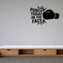 Punch Today in the Face - Boxing Sports Wall Decal Vinyl Sticker Removable shown as a removable vinyl wall decal in a second room setting